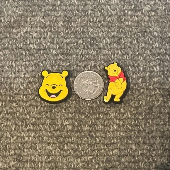 Disney 4 Pack Winnie The Pooh Jibbitz charms For Boys or Girls Crocs & Shoes - Picture 8 of 12
